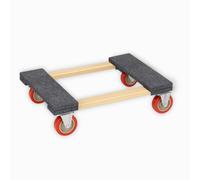 Trolley For Transport With Wheels Lightweight And Durable Acacia Wood Top