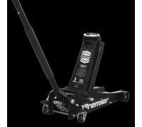 Sealey 3 Tonne Low Profile Trolley Jack, Car Jack, with Rocket Lift - Black- 3040AB