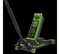 Trolley Jack 3 Tonne Low Profile Rocket Lift Green