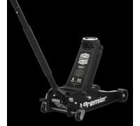 Trolley Jack 4 Tonne Low Profile Rocket Lift Black