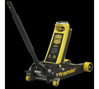 Trolley Jack 4 Tonne Low Profile Rocket Lift Yellow