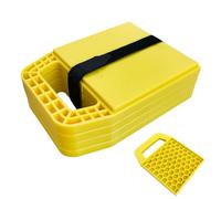 - Trolley Jack Pad, Car Jack Pads for Motorhomes - Permanent Mounted Jack Stabilizers, 4 Large Stabiliser Jack Pads with Handle, Levelling Blocks