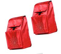 Trolley Replacement Bag - 44L Oxford Cloth Waterproof Storage Bag, Large Capacity Household Grocery Shopping Bag, Portable Folding Spare Bag, Grocery Trolley Replacement Bag, 33x24x55c (B 1pc) (A 2p