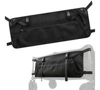 Trolley Side Bag, 600D Oxford Cloth Collapsible Wagon Side Pocket, Camping Foldable Travel Trolley Bag With Mesh Pouch, Garden Cart Accessories