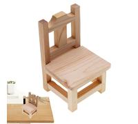 Trolley Statue Wooden Furniture - Miniature House Accessories, Artisan-Crafted Tiny Decor | Fairy Tale Collection, Scale Models, Whimsical Storybook Displays, Collector's Small