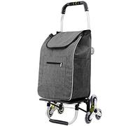Trolley Trolley Multi-Function Shopping Trolleys,Kitchen Storage Utility s Aluminum Alloy Climb Building Foldable Waterproof Oxford Cloth Stainless Steel Crystal Wheel, Loa