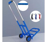 Trolleys, Steel Multi-Functional Duty Sack Truck with Anti Puncture Rubber Wheels and 60 Kg Capacity Collapsable Trolley for Use on Garden Trolley and Other Compatible Trolliescks