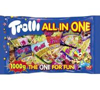 Trolli All in One Sweet Mix Squiggles Twist Sour Worms Bears Gummies Pack 1kg