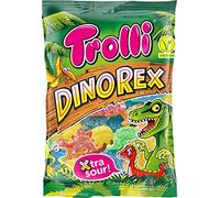 TROLLI Fruit Flavour Gummy Fruity Sweets Bags (Dino Rex Sour 200g, 3)