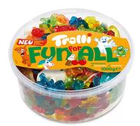 Trolli Fun For All Jelly Fruit Flavour Sweet Mix Party Tub Pack 1kg