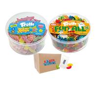 Trolli Fun for All Sweet Mix, 1kg + Trolli Sour Bizzl Sweet Mix, 1kg - Great Party Favour Boxed Treatz