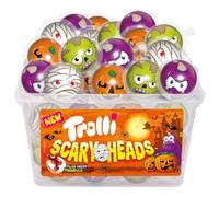 Trolli Halloween Scary Heads 18.8g - 3D Shaped Jelly Sweets - Fruity Gummy Candy - Pick Your Number of Sweets