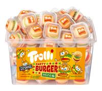 Trolli Party Burger Minis made of foam sugar and gummy candy 600g