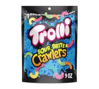 Trolli Sour Brite Crawlers Gummi Candy 9 oz resealable Bag by Trolli