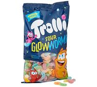Trolli Sour Glow Worms 1kg Bag German Candy