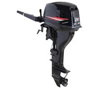 Trolling and Outboard Motor Propeller for Dinghies, Fishing, and Kayak Boats, Compatible with Two/Four Stroke Engines, Hand Pull Start