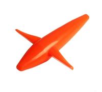 Trolling Bird Shaped Big Game Lure Tuna Teaser 5inch for Offshore Fishing with Hole for Rigging (Orange)