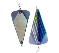 Trolling Flasher 20 cm Triangle ABS Towboard Sea Fishing | The triangular trolling board creates strong pressure waves and light reflections when sea fishing.