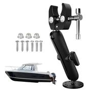 Trolling Motor Stabilizer | Aluminum Alloy Rod Stabilizer For Engine | 360 Degree Adjustable Clamp For Boat Kayak Saltwater
