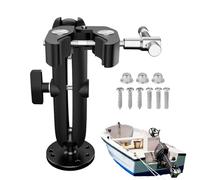 Trolling Motor Stabilizer - Heavy Duty Anti-Vibration Clamp, 360 Degree Adjustable Shaft Support, Aluminum Alloy Bounce Reducer | Freshwater Saltwater Fishing Stabilization Mount for Kayak Speedboat
