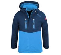 Trollkids Bryggen Children's Waterproof Wind Proof 3-in-1 Jacket, Navy Blue/Medium Blue, 152