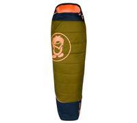 Trollkids - Kid's Fjell Dreamer Extendable - Kids' sleeping bag size 160-190 x 68 x 50 cm - Body Length: 130-170 cm, olive