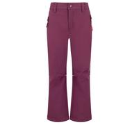 Kids’ Softshell Hiking Trousers (ages 6-14) - Kids Fjell Trollkids Burgundy