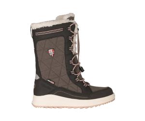Trollkids - Girl's Arendal Winter Boots Pro - Winter boots size 7, brown
