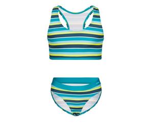 Trollkids - Girl's Kvalvika Bikini - Bikini size 122, turquoise