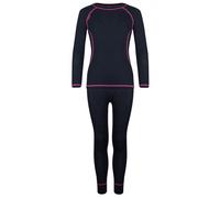 Trollkids - Girl's Merino Baselayer Set - Merino base layer size 92, blue