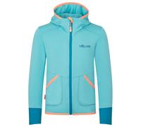Trollkids - Girl's Saltfjord Jacket - Training jacket size 110, turquoise