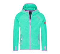 Trollkids - Girls Sandefjord Jacket - Fleece jacket size 110, turquoise