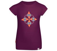Trollkids - Girl's Sandefjord T - Merino shirt size 104, purple