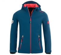 Trollkids - Girl's Trollfjord Jacket - Softshell jacket size 104, blue