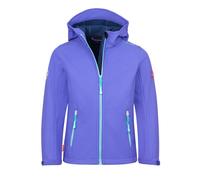 Trollkids - Girl's Trollfjord Jacket - Softshell jacket size 122, blue
