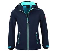 Trollkids - Girl's Trollfjord Jacket - Softshell jacket size 122, blue