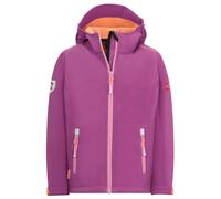 Trollkids - Girl's Trollfjord Jacket - Softshell jacket size 164, purple