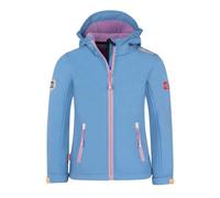 Trollkids - Girl's Trollfjord Jacket - Softshell jacket size 176, blue