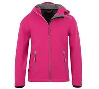 Trollkids Girls' Trollfjord Softshell Jacket, Magenta/Grey, Size 4-5 (110)