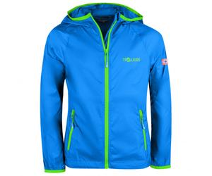 Trollkids - Kids Fjell Running Jacket - Windproof jacket size 122, blue