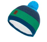 Trollkids - Kid's Gryllefjord Bobble Cap - Beanie size 48-52 cm - 2-5 Years, blue