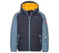 Trollkids - Kid's Hafjell Snow Jacket Pro - Ski jacket size 128, grey/blue