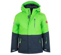 Trollkids - Kid's Hallingdal Jacket - Winter jacket size 128, green/blue