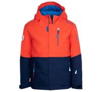 Trollkids - Kid's Hallingdal Jacket - Winter jacket size 92, blue/red
