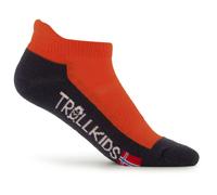 Trollkids - Kids Hiking Low Cut Socks II 2-Pack - Sports socks size 23-26, red