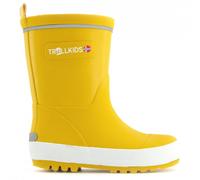 Trollkids - Kid's Lysefjord Rubber Boots - Wellington boots size 32, yellow