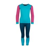 Trollkids - Kid's Merino Baselayer Set II - Merino base layer size 164, turquoise