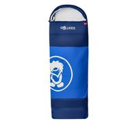 Trollkids - Kid's Midnight Sun Dreamer - Kids' sleeping bag size 150-185 x 65 cm - Body Length: 130-170 cm, blue