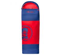 Trollkids - Kid's Midnight Sun Dreamer - Kids' sleeping bag size 150-185 x 65 cm - Body Length: 130-170 cm, blue/red
