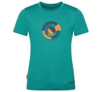 Trollkids - Kid's Sandefjord T-Shirt XT-Shirt - Merino shirt size 116, turquoise